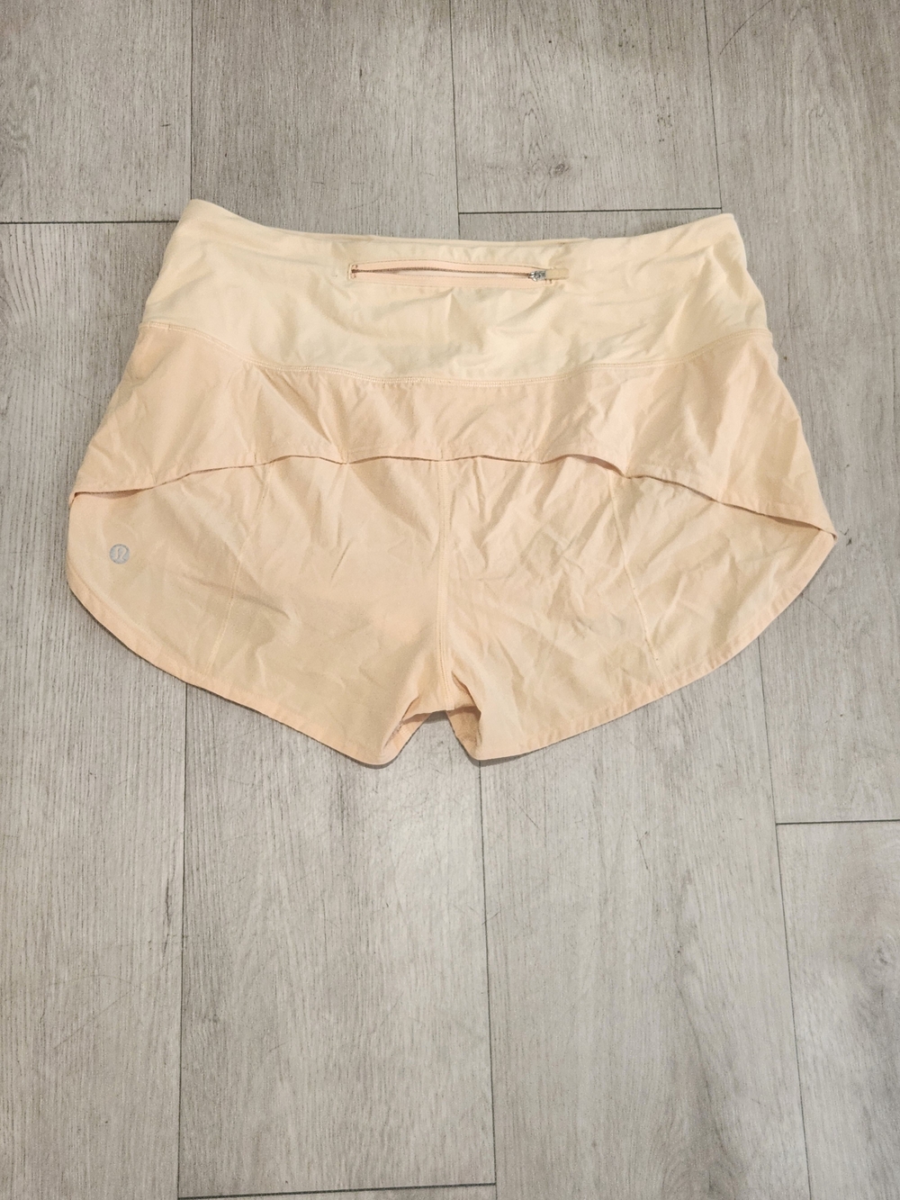 Lululemon Peach Speed Up Athletic Running Shorts 8